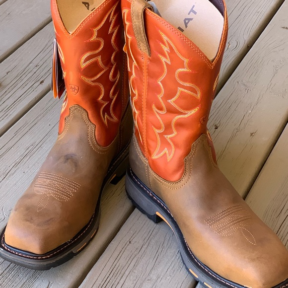 Ariat Shoes Ariat Mens Workhog Steel Toe Boots Size 15 Ee Wide In